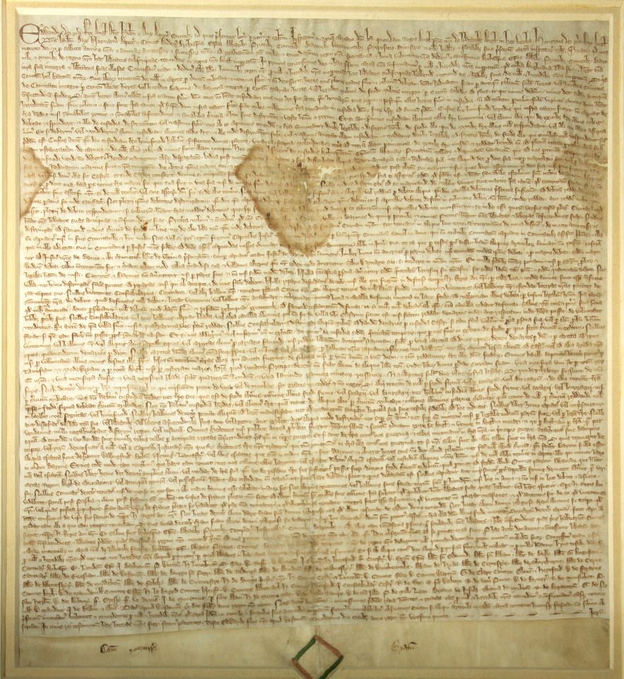 Magna Carta (1297 version, Parliament House, Canberra, Australia)