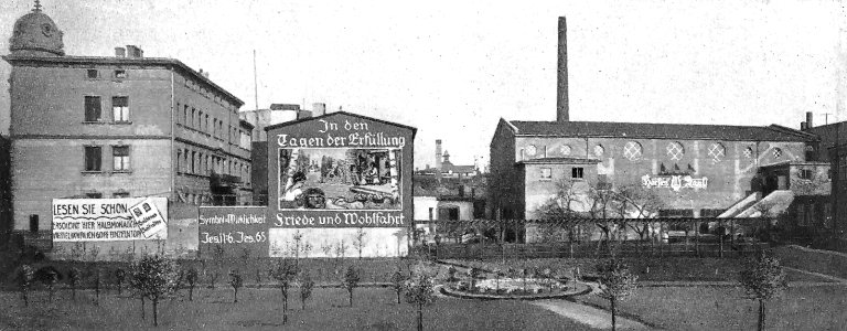 Magdeburg Die Druckerei, Büro und Lagerräume der Gesellschaft