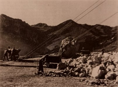 Magnesitbergbau in Tux um 1930