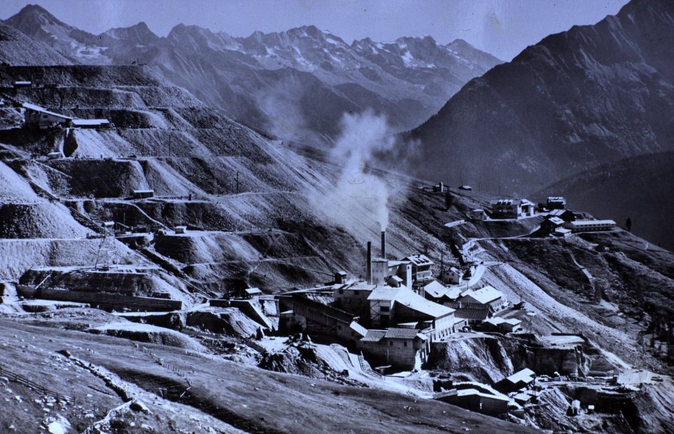 Magnesitbergwerk Tux 1954