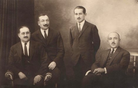 Mahammad Amin Rasulzade, Abbasgulu Kazimzade, Ahmad Jafaroghlu and Mustafa Vakilov