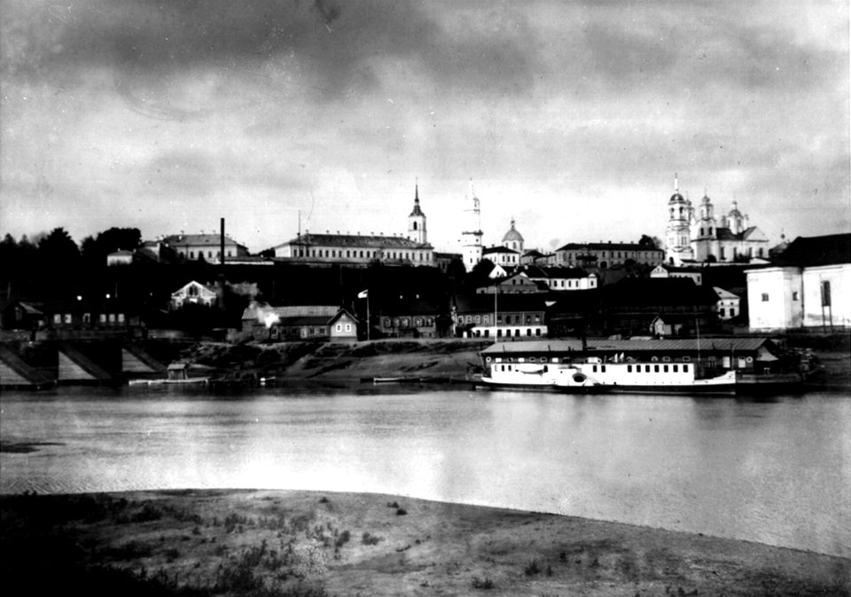 Mahiloŭ, Dniapro. Магілёў, Дняпро (1901-18)