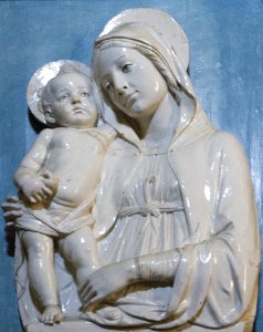 Madonna con bambino - a.della robbia stia