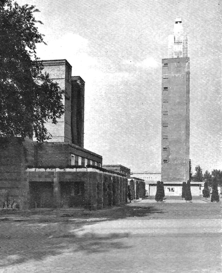 Magdeburg Stadthalle mit Ausstellungsturm