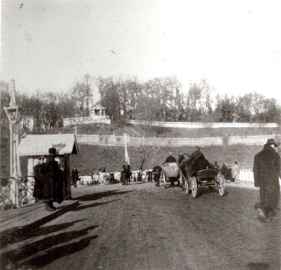 Mahiloŭ, Dniaproŭski most. Магілёў, Дняпроўскі мост (1916) (2)