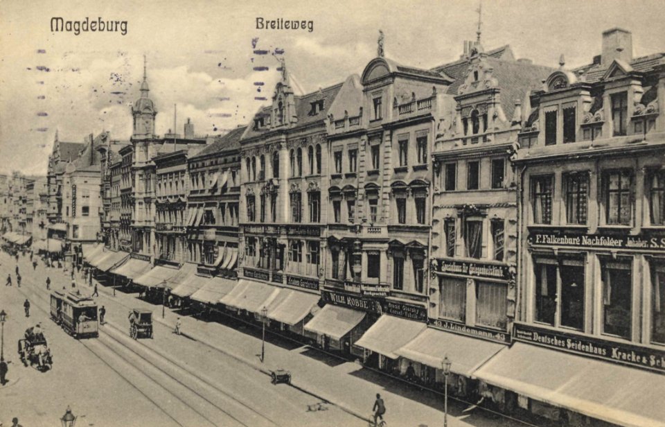 Magdeburg, Sachsen-Anhalt - Breiteweg (Zeno Ansichtskarten)