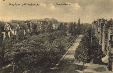 Magdeburg, Sachsen-Anhalt - Goethestraße (Zeno Ansichtskarten)