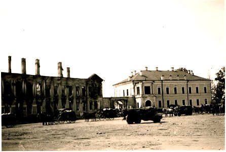 Mahiloŭ, Rynak, Uprava-Pałac. Магілёў, Рынак, Управа-Палац (1941)