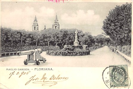 Maglio Garden, Floriana 1905