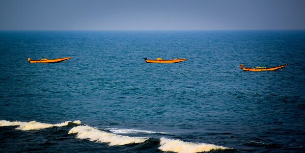 Ocean water boats indian ocean photo