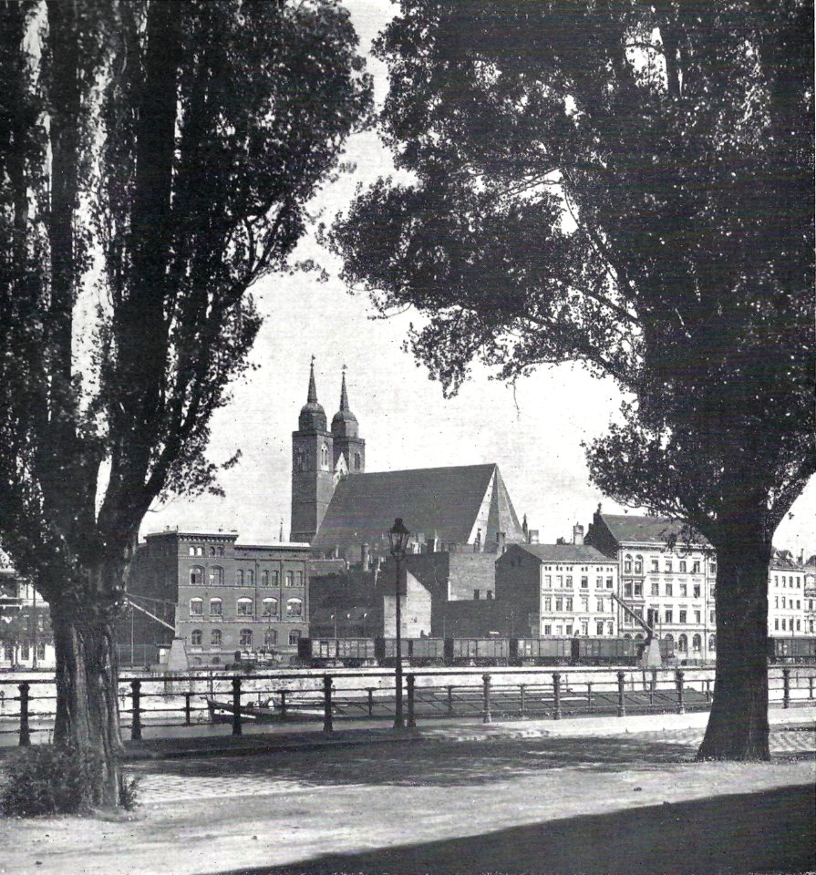 Magdeburg Blick auf die Johanneskirche