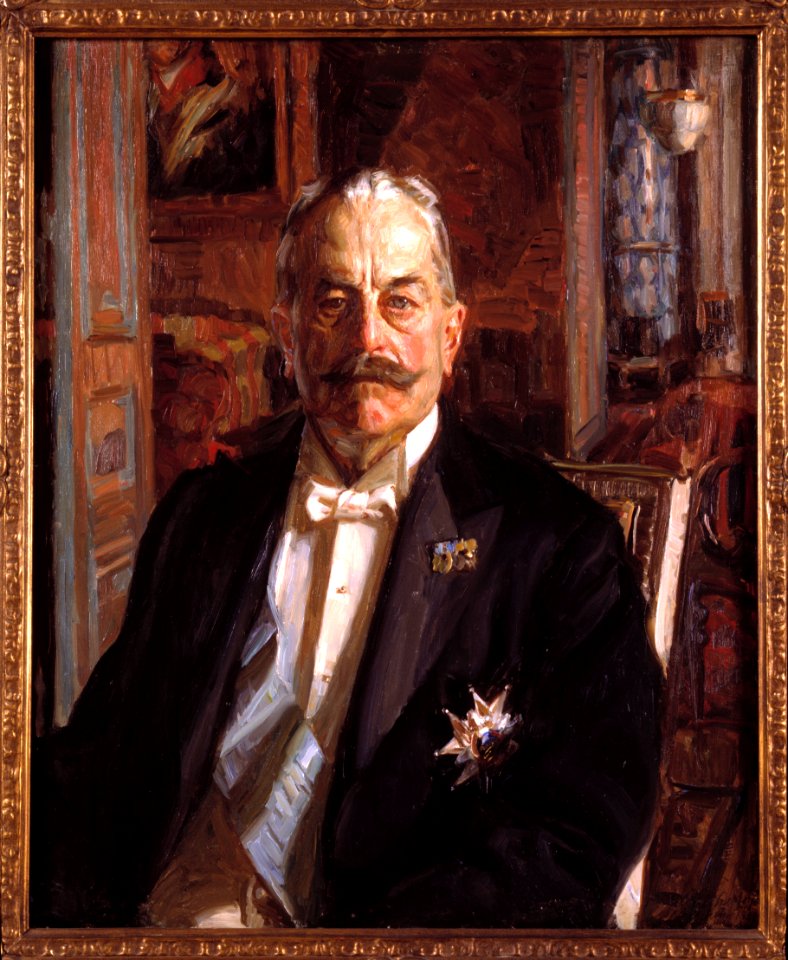 Magnus Per Brahe, 1849- 1930. Oljemålning på duk - Skoklosters slott - 30572