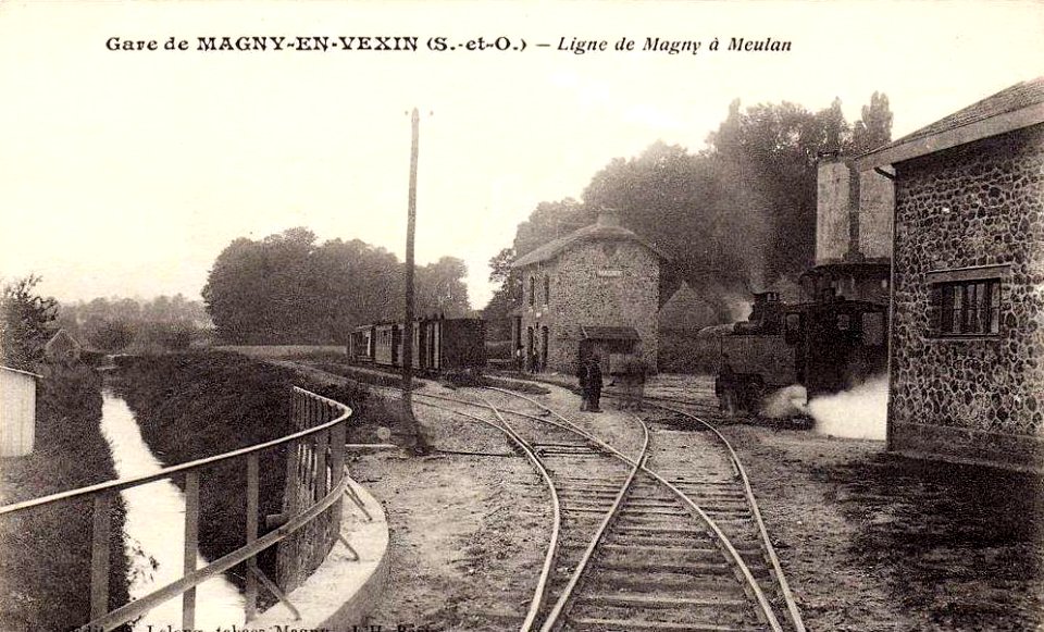 Magny-en-Vexin (95), la gare CGB 2
