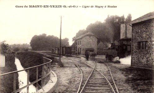 Magny-en-Vexin (95), la gare CGB 2