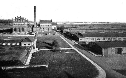 Magdeburg Erste Teilansicht der Wasserwerksanlagen WW 44
