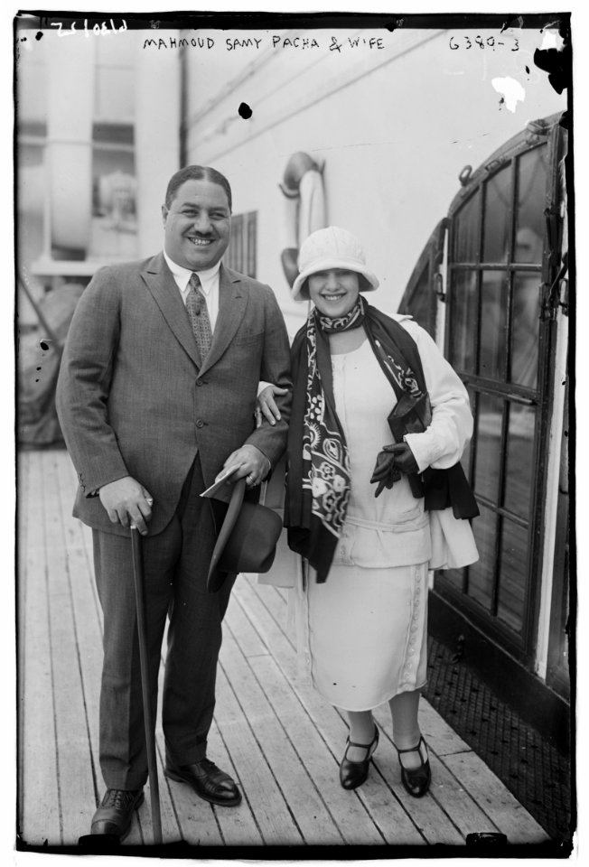 Mahmoud Samy Pacha and wife LCCN2014718437