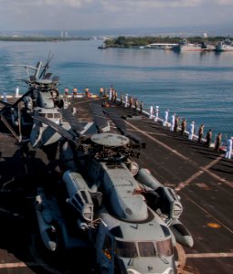 Maiden deployment, USS San Diego 150218-N-QC631-058
