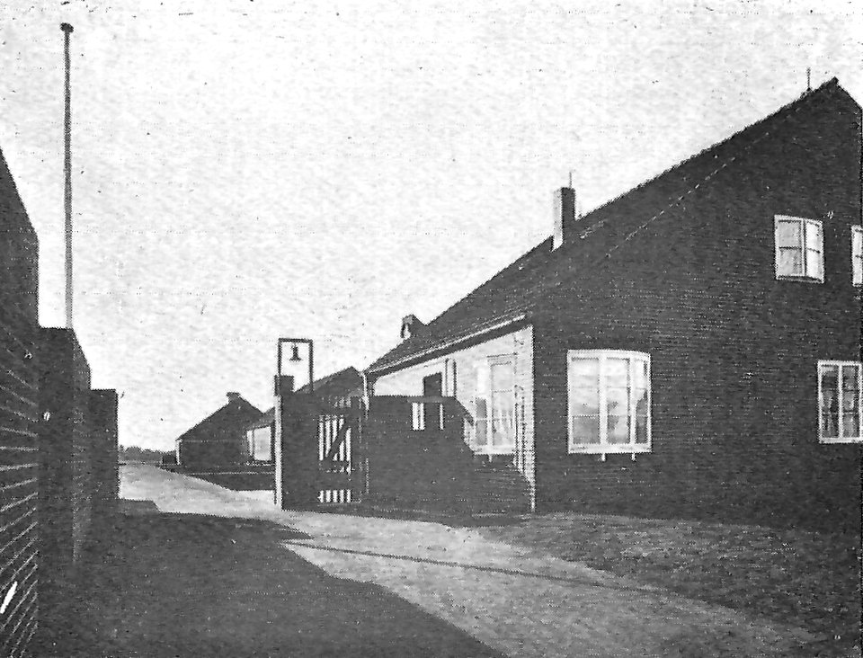 Magdeburg Schule Rothensee 1925 Eingang