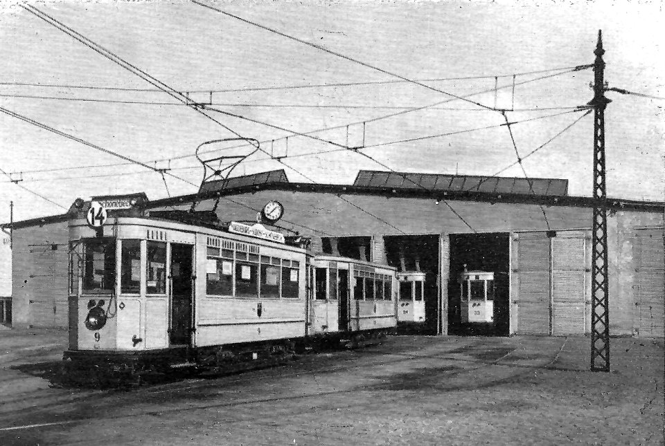 Magdeburg Vorortbahnwagen auf dem Betriebsbahnhof Westerhüsen
