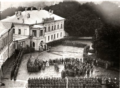 Mahiloŭ, Rynak, Uprava-Pałac. Магілёў, Рынак, Управа-Палац (1916) (3)