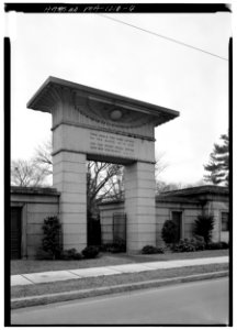 Main gate of Mount Auburn Cemetery - 080157pu