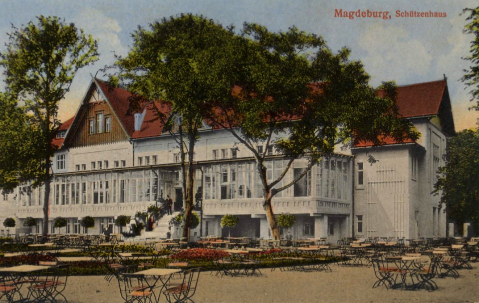 Magdeburg, Sachsen-Anhalt - Schützenhaus (Zeno Ansichtskarten)