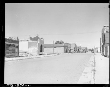 Main street of town which is main shopping center for local miners. Aguilar, Las Animas County, Colorado. - NARA - 540380