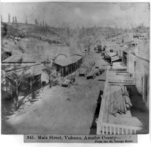 Main Street, Volcano, Amador County, Calif. LCCN2002719282