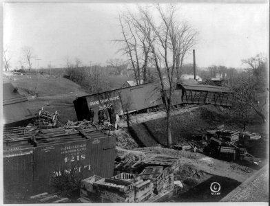 Maine Central Freight wreck LCCN96503671