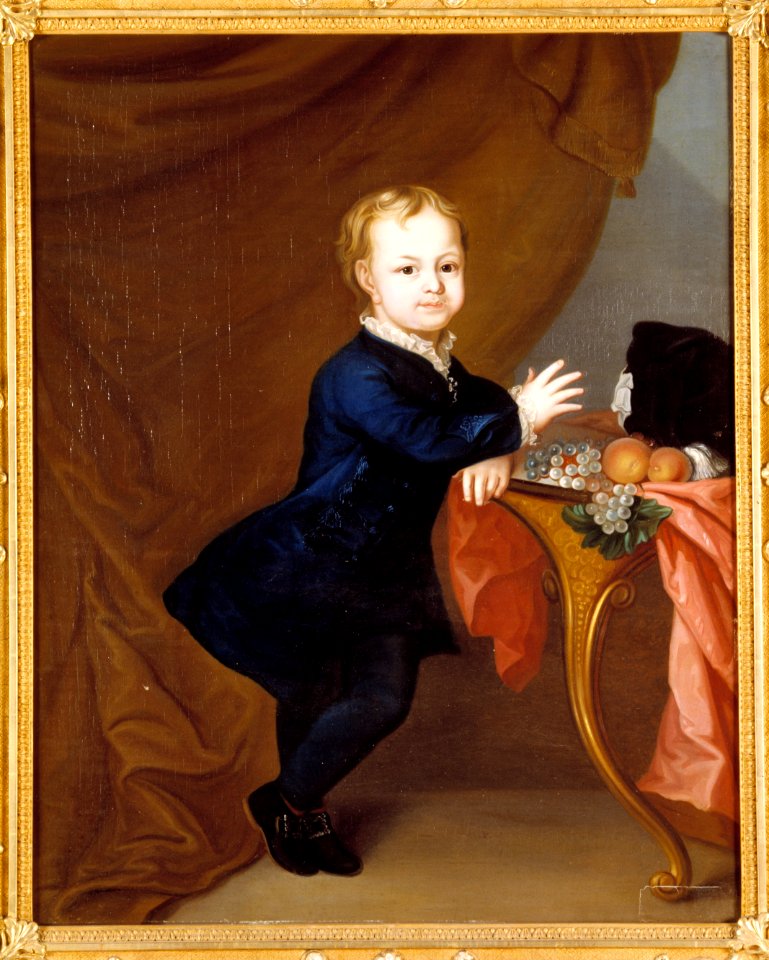 Magnus Fredrik Brahe, barn. Oljemålning på duk - Skoklosters slott - 30575
