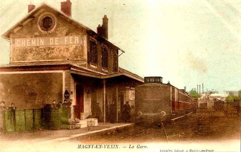 Magny-en-Vexin (95), la gare (3)