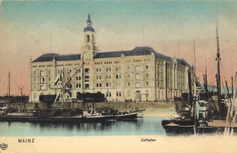 Mainz, Rheinland-Pfalz - Zollhafen (Zeno Ansichtskarten)