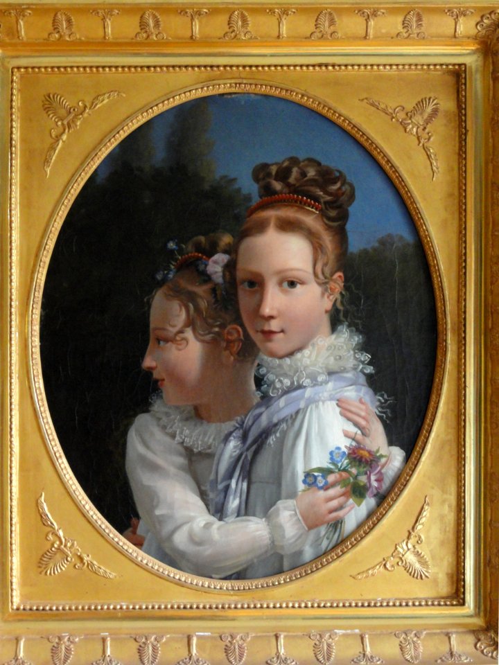 Maison de Chateaubriand - Les soeurs Allart par Louis Ducis - 1815