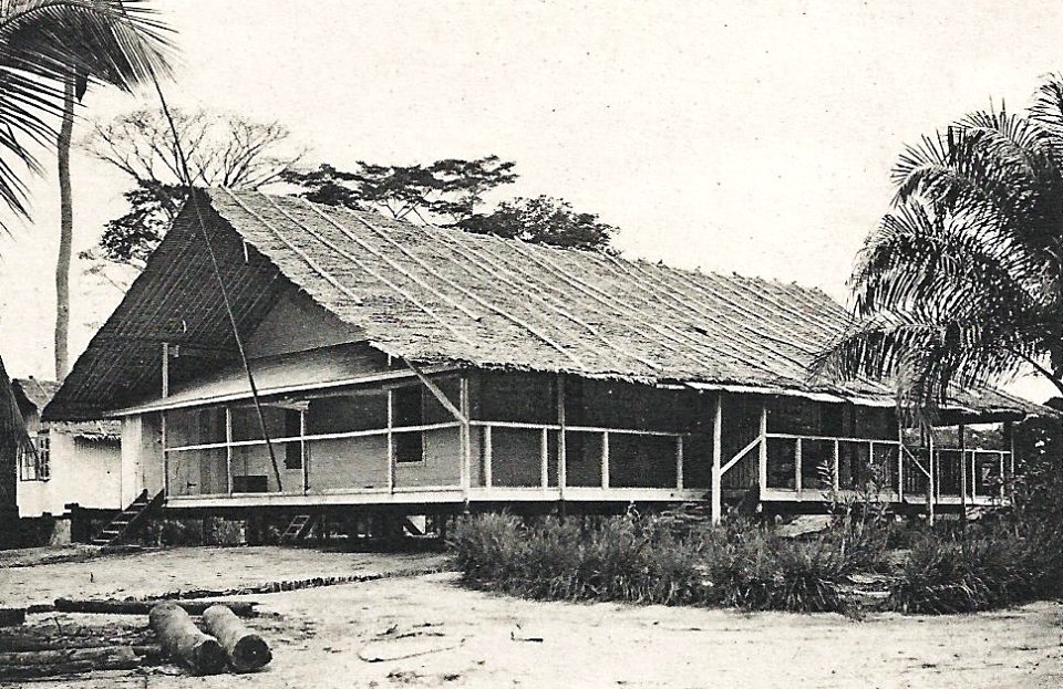 Maison missionnaire à Talagouga-Congo