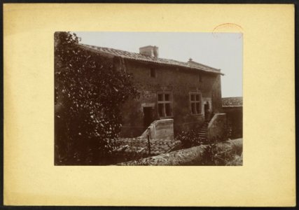 Maison renaissance de Saint-Christophe-des-Bardes - J-A Brutails - Université Bordeaux Montaigne - 1171