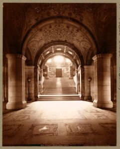 Main entrance. Boston Public Library LCCN2007682033
