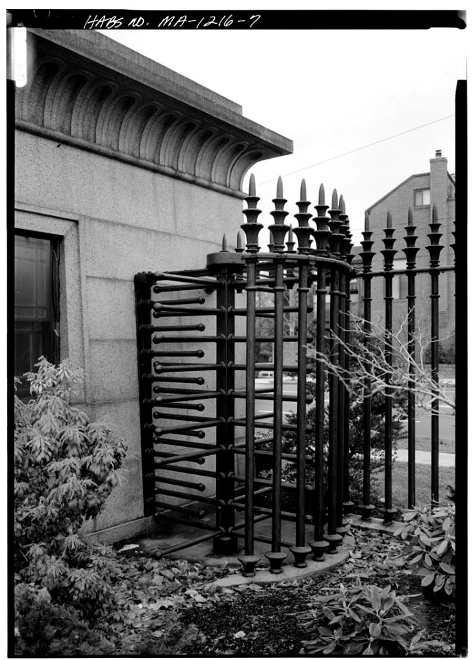 Main gate of Mount Auburn Cemetery - 080160pv