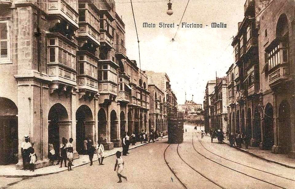 Main street Floriana Malta ca 1910