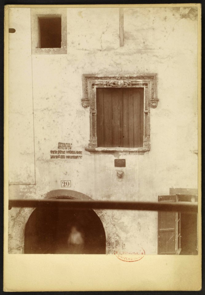 Maison renaissance (inscription) - J-A Brutails - Université Bordeaux Montaigne - 1327