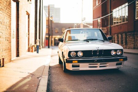 Sunny alley street