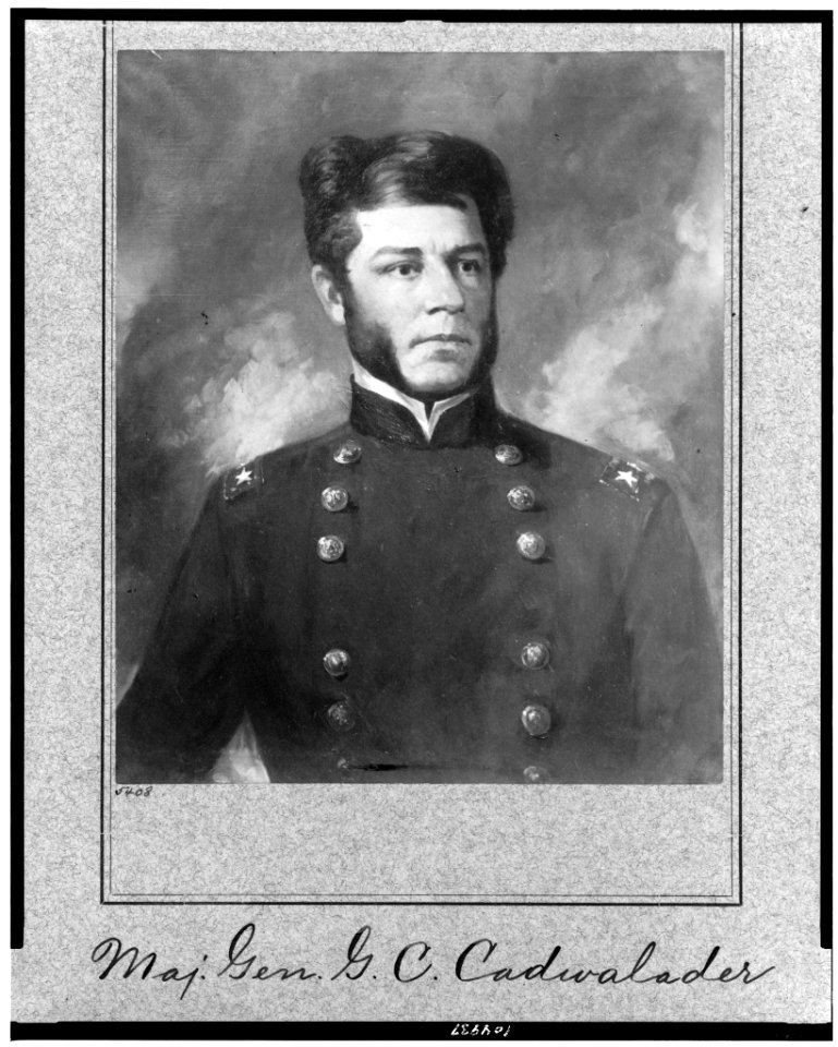 Maj. Gen. G.B. Cadwalader, half-length portrait, facing right LCCN91482770