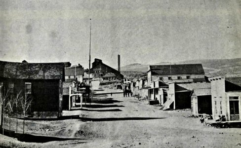 Main street Candelaria Nev c 1880 photo