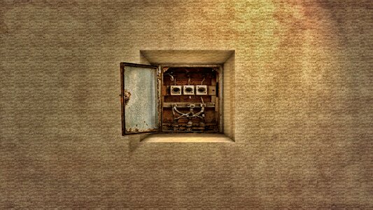 Rusty house outdated