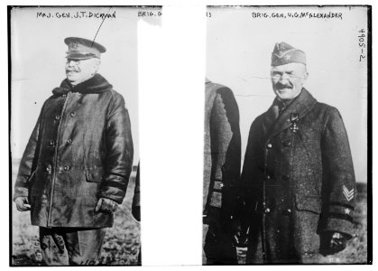 Maj. Gen. J.T. Dickman, Brig Gen. U.G. McAlexander LCCN2014708895
