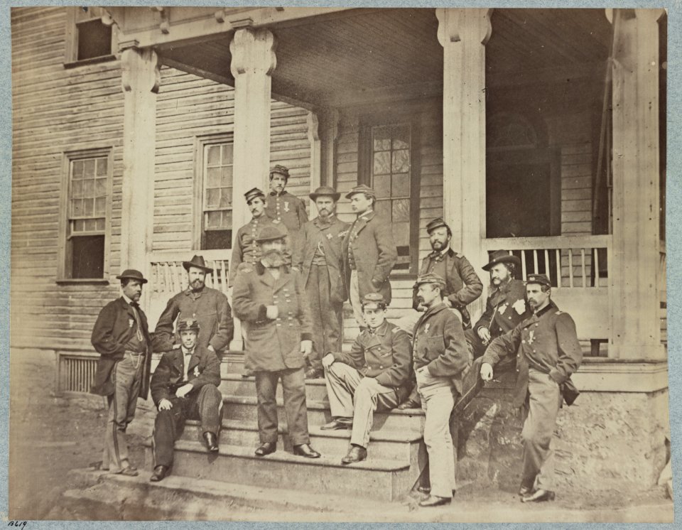 Maj. General John Sedgwick and staff LCCN2013647733