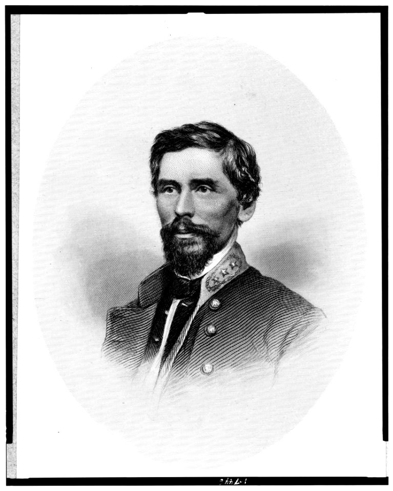 Maj. General Patrick R. Cleburne, head-and-shoulders portrait, facing left LCCN93503339