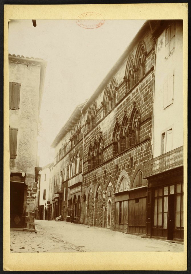 Maison du Grand Fauconnier de Cordes-sur-Ciel - J-A Brutails - Université Bordeaux Montaigne - 1794