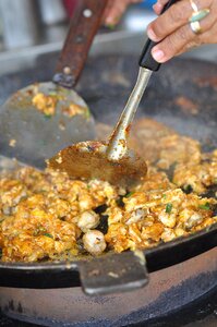 Food fried oyster tasty