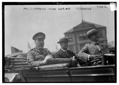 Maj. L. Osterrieth, Oliver Harriman, H.S. Thompson LCCN2014719400