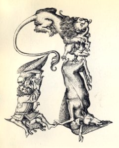 Maitre ES L. 283 lettre A Alphabet figure